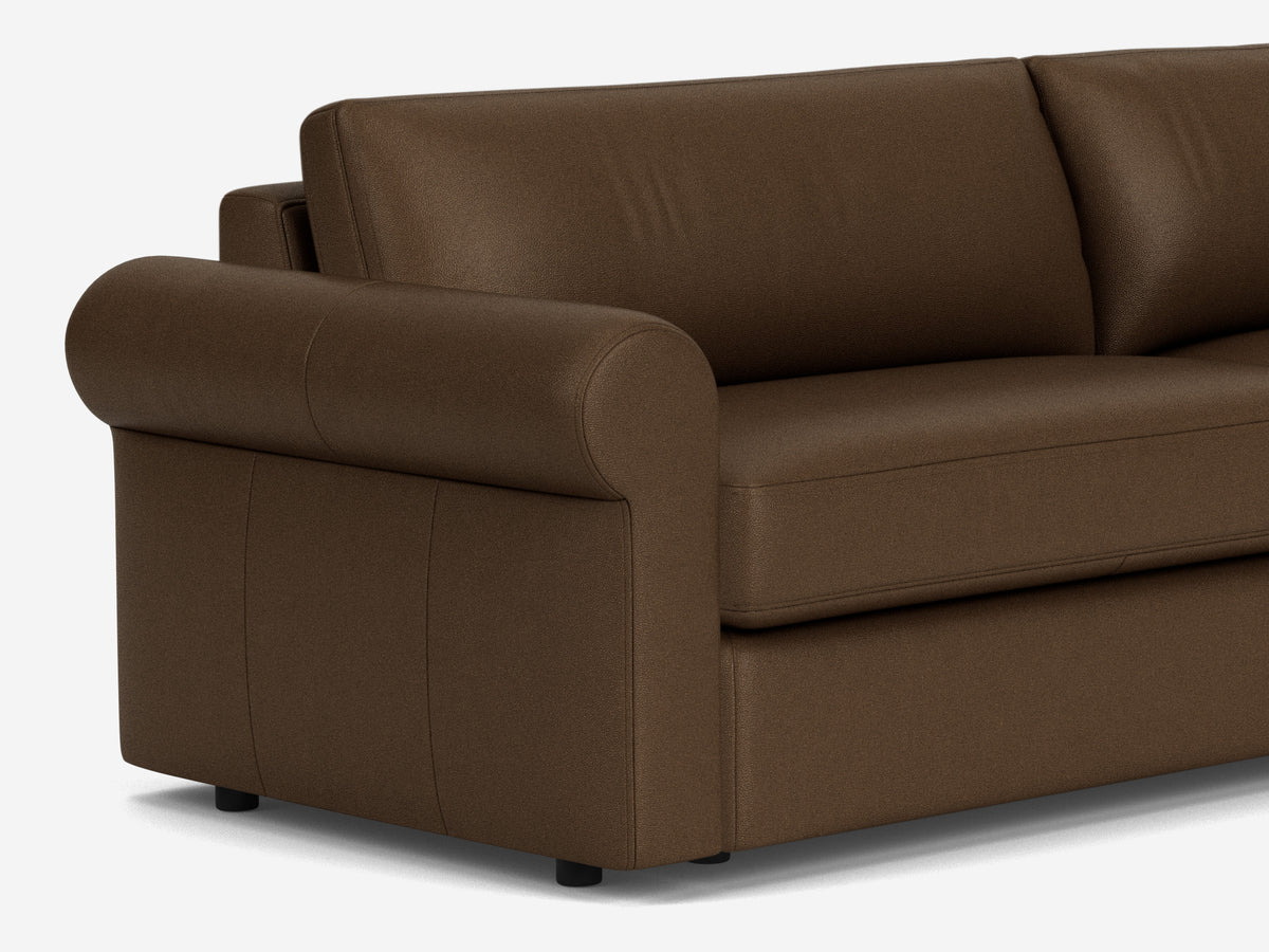 Durango Rio Leather - 2 Seater - Shallow - Roll Arms