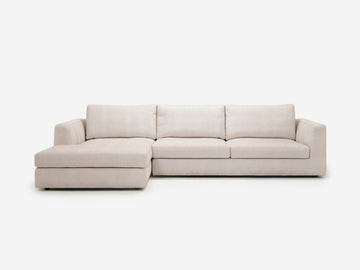 Coda Beach - Left Hand Facing Chaise - Angled Arms - 1.5" Legs