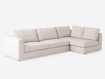 Coda Beach - Right Hand Facing Full-Arm Chaise - 1.5" Legs