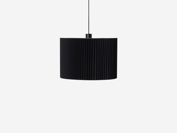 Custom Pleat Drum Pendant