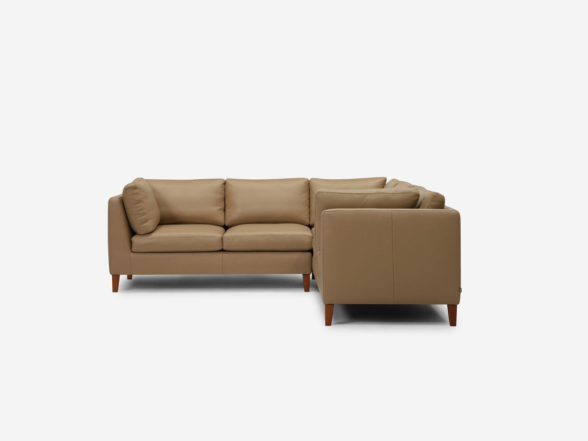 Rein Toast with Java Legs - Left Hand Facing Loveseat