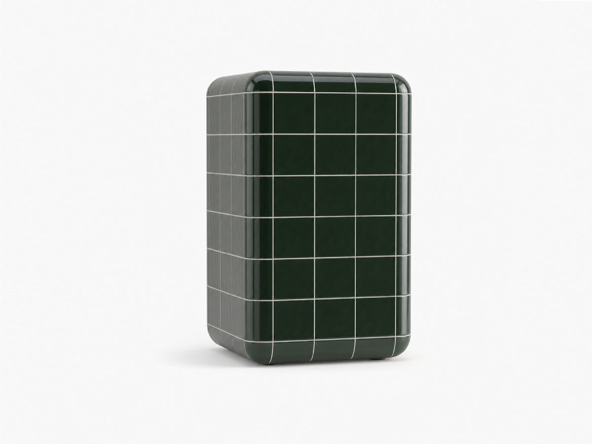 Tile End Table – Green – view 2