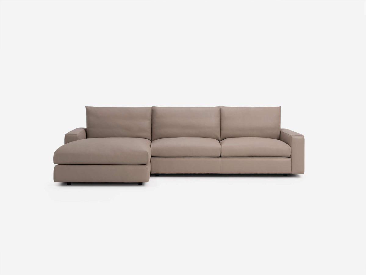 Plush - Straight Arms - Left Hand Facing Chaise