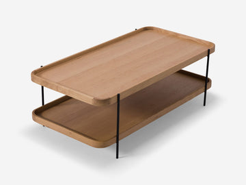 Sage Rectangular Coffee Table – Light Oak – view 6