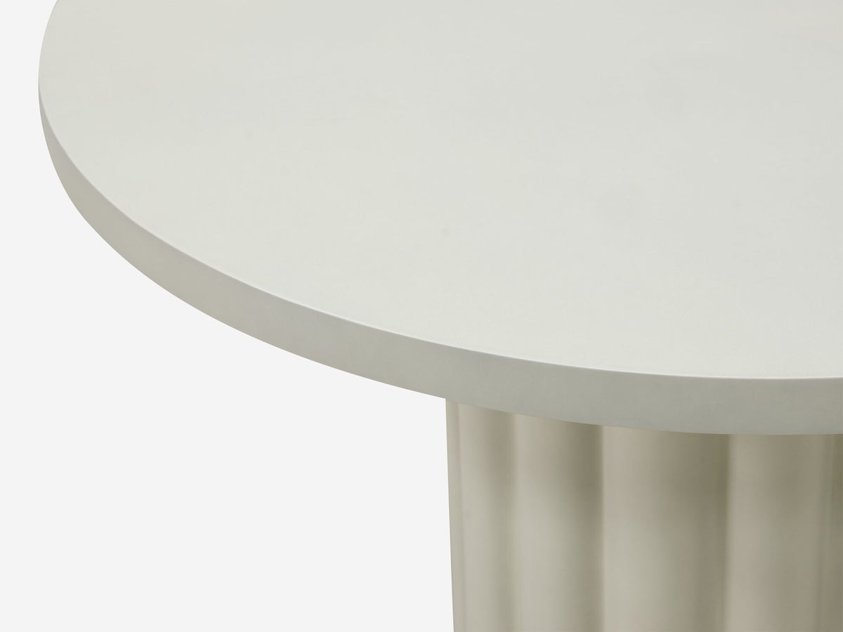 Sculptural Dining Table – White – view 2