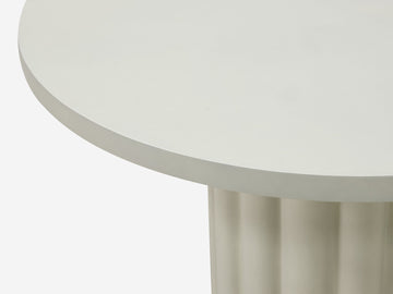 Sculptural Dining Table – White – view 2