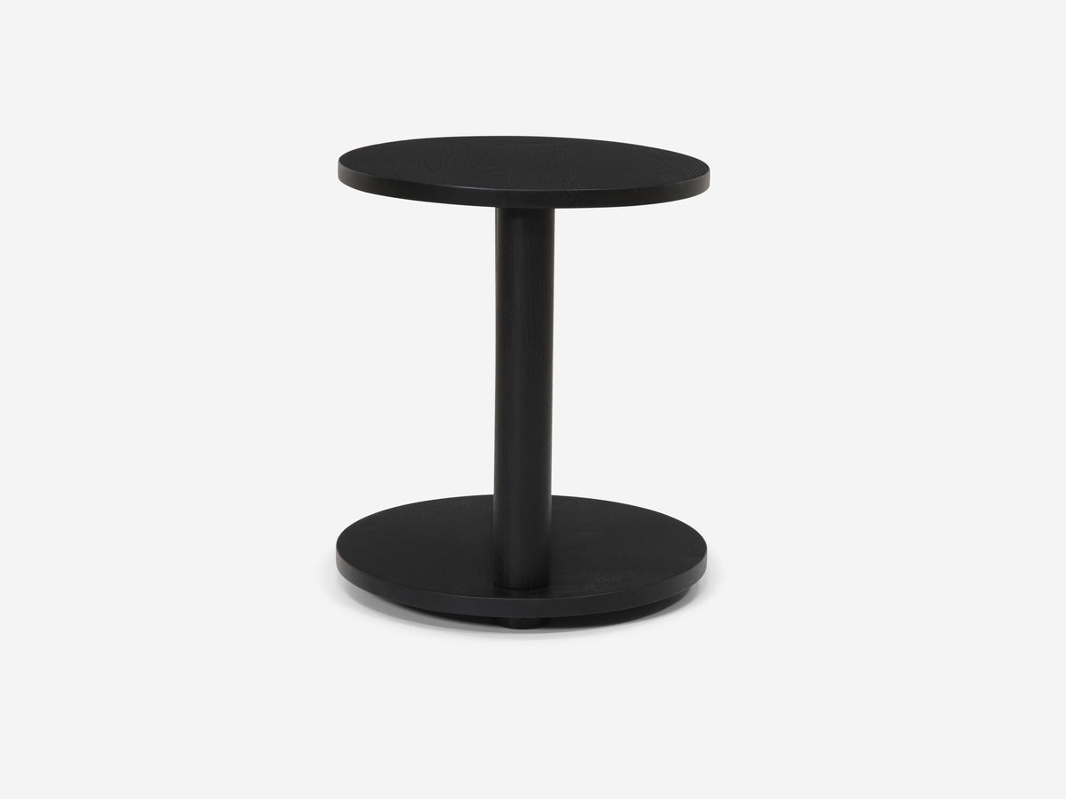 Dizzy End Table – Round / Black – view 3
