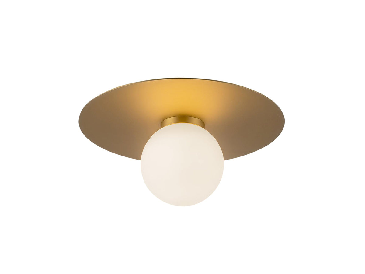 Elixir Flush Mount Light – 10" / Brushed Gold – view 2