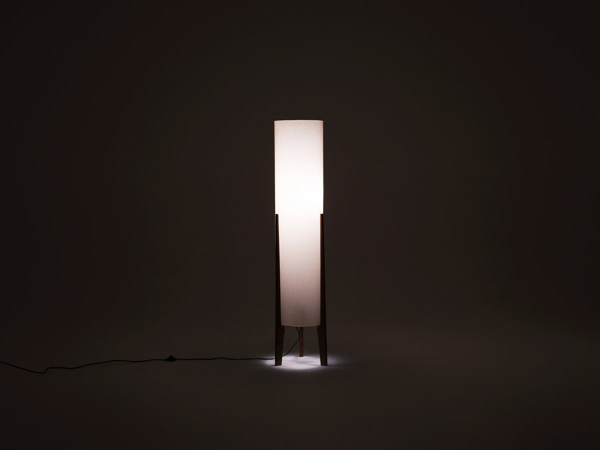 Tube Floor Lamp – Walnut – view 3