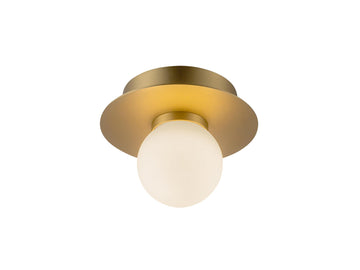 Elixir Flush Mount Light – 6" / Brushed Gold – view 2