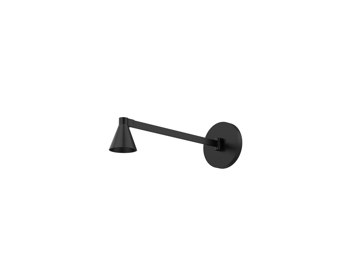 Dune Wall Sconce – 14" / Black