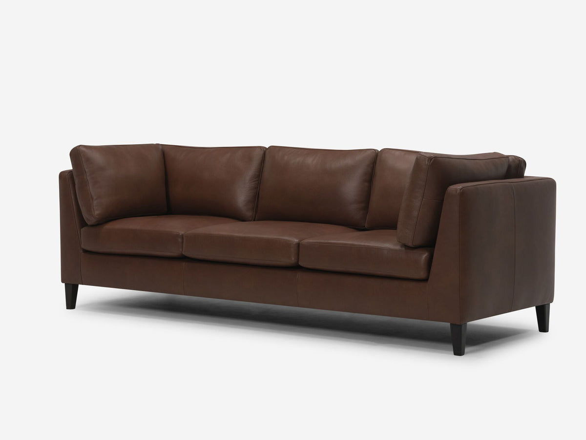 92" - Classic Mocha with Onyx Legs