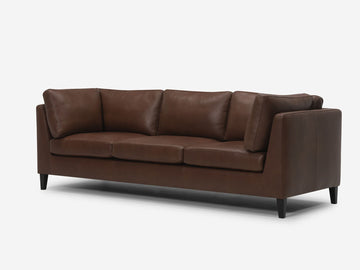 92" - Classic Mocha with Onyx Legs