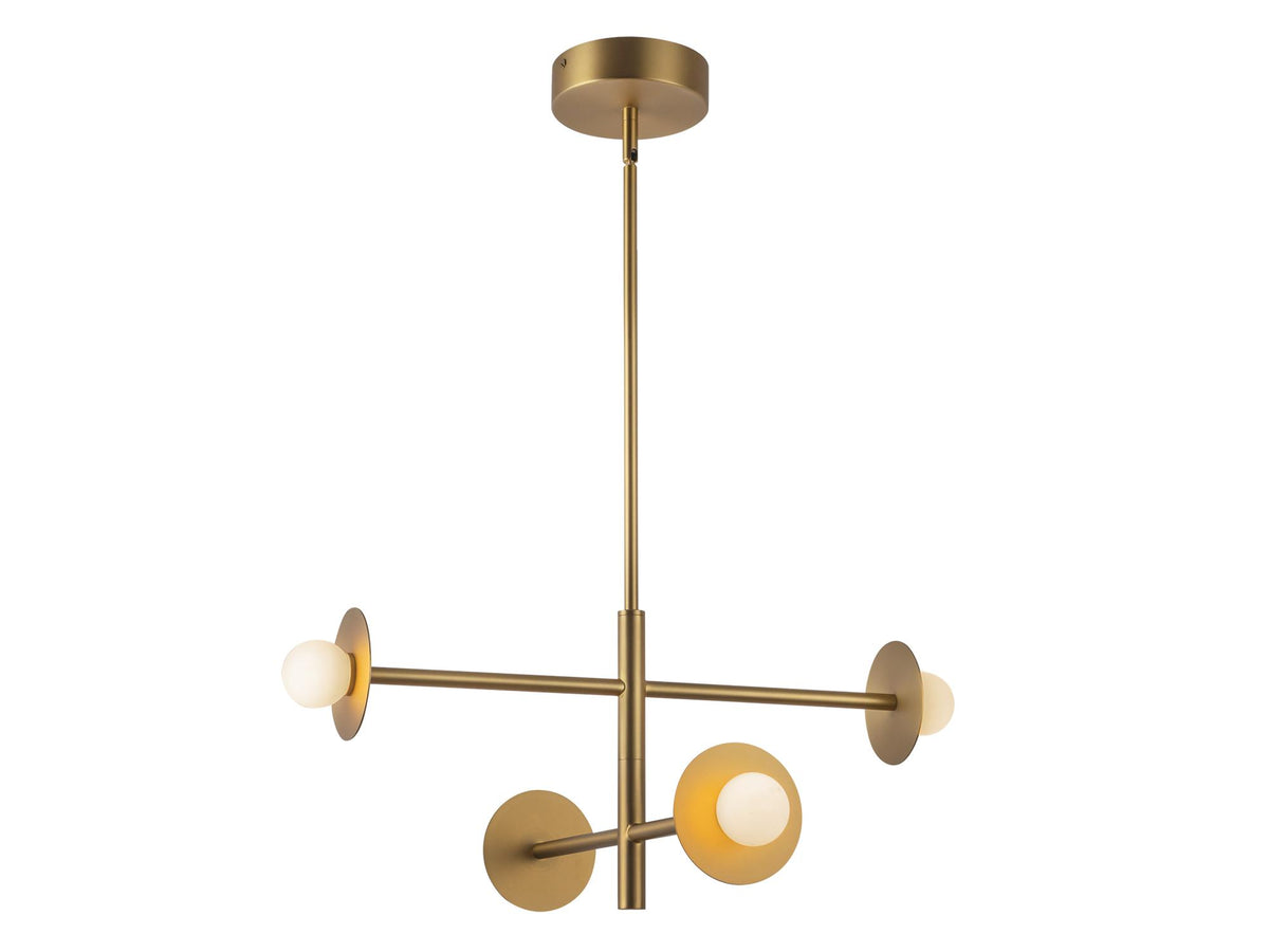 Elixir Chandelier – Brushed Gold