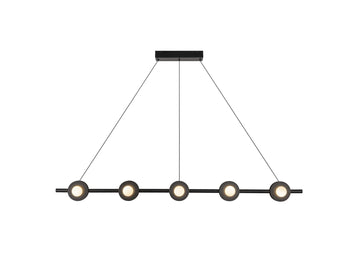 Elixir Linear Pendant – Black – view 2
