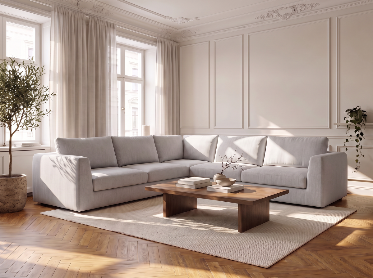 Cello 3-Piece Sectional Sofa With Corner Seat
