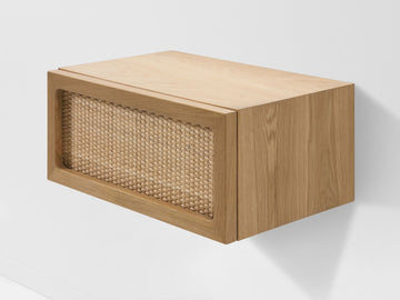 Stadium Floating Nightstand – Oak – view 5
