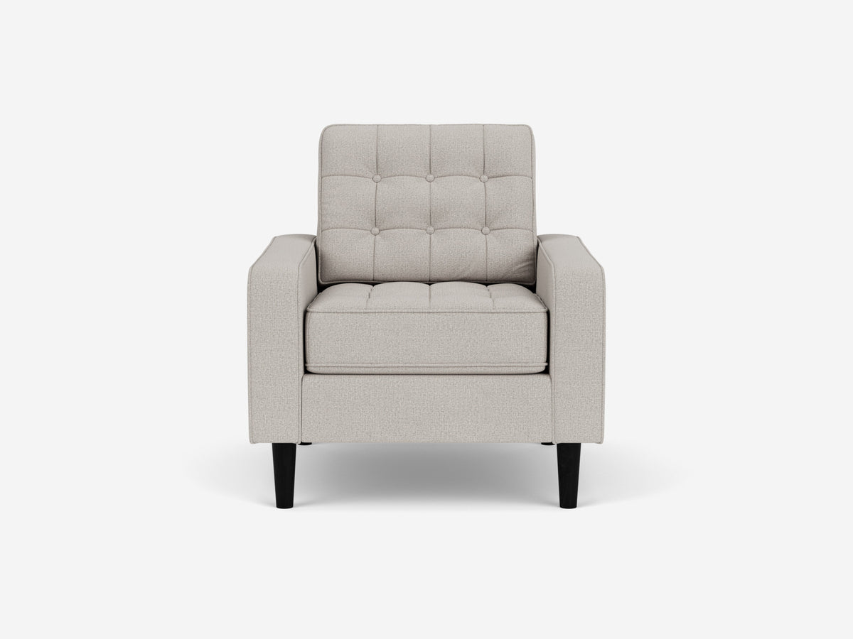 Panama Zinc with Black Ash Legs - Low Arm Height