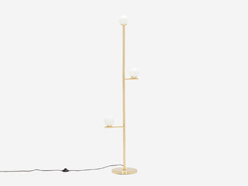 Stem Floor Lamp – Brass