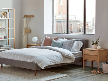 Monarch Double Drawer Nightstand