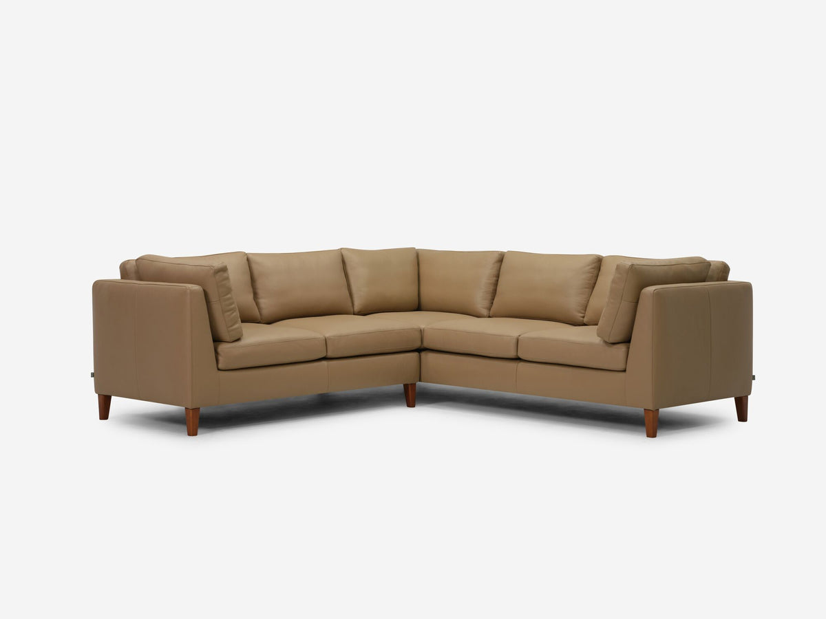 Rein Toast with Java Legs - Left Hand Facing Loveseat