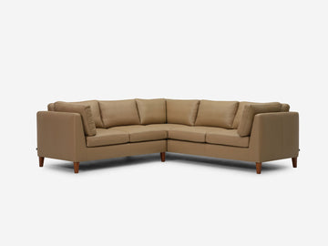 Rein Toast with Java Legs - Left Hand Facing Loveseat
