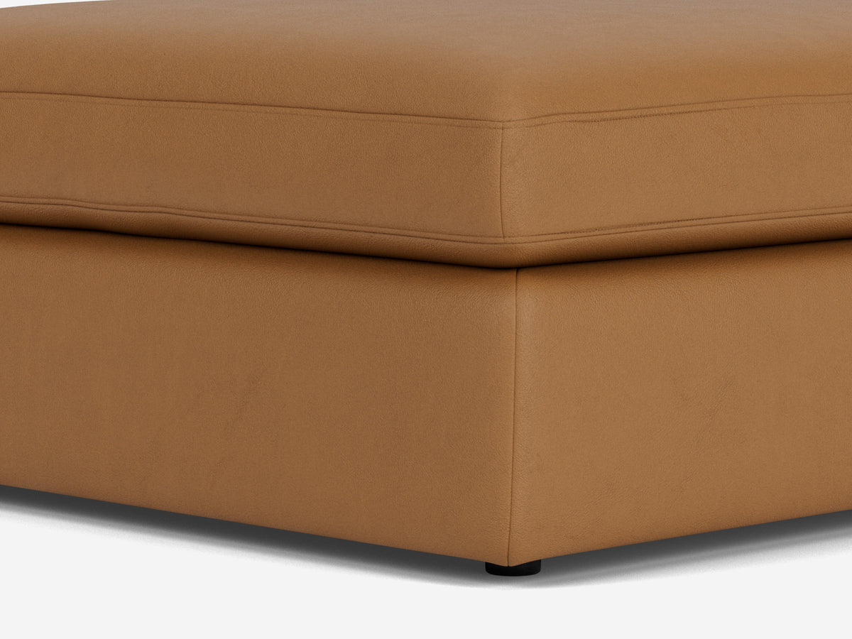 Everyday Storage Ottoman – Deep (42") / Square / Fabric/Leather – view 8