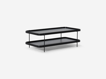 Sage Rectangular Coffee Table – Black Oak – view 2