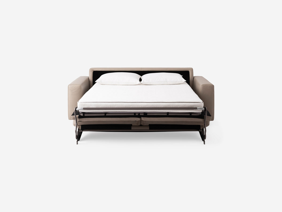 Reva Sleeper Sofa – Standard (8.3") / Double / Leather / Reva Double Core Leather – view 2