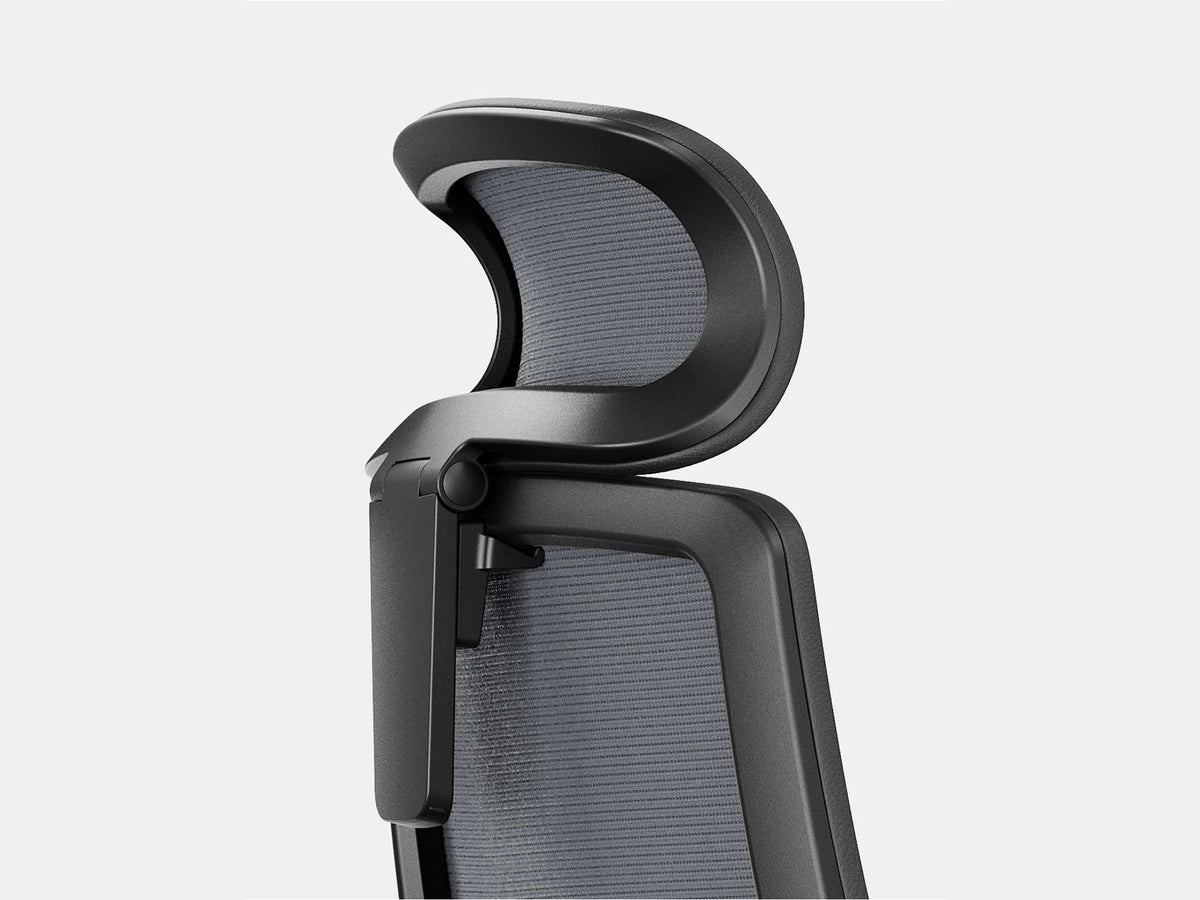 Ergonomic Pro Headrest – Vegan Leather / Black