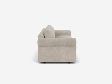 Polo Grey Fabric - 2 Seat - Shallow - Roll Arms