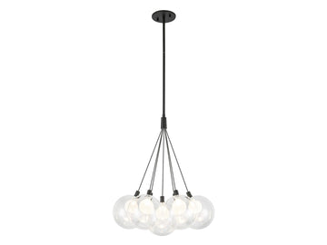 Bolla Chandelier – 17" / Black