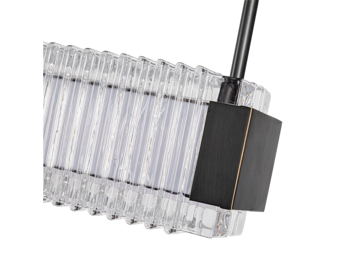 Alai Linear Pendant – Urban Bronze – view 3