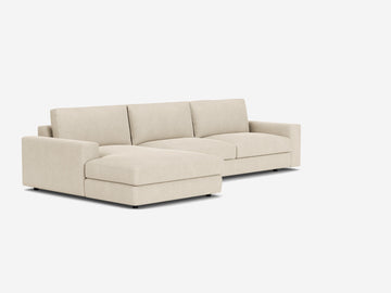 Coda Beach - Left Hand Facing Chaise - Straight Arms - 1.5" Legs