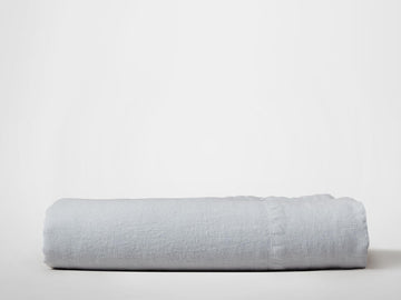 Silk & Snow Flax Flat Sheet – Full / Luna