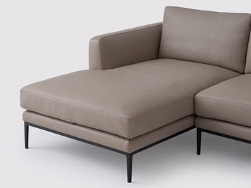 Grade 700 Donna Grey - Left Hand Facing Chaise