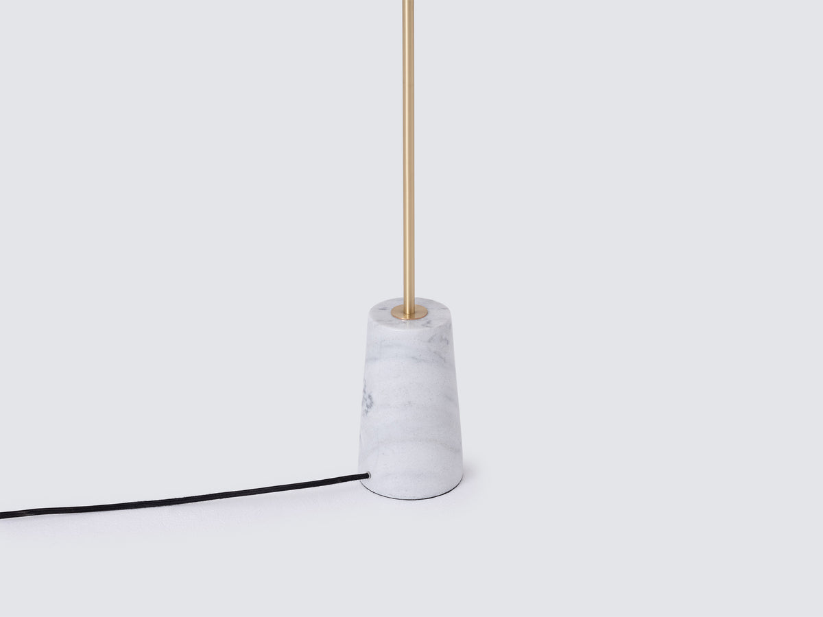 Tab Floor Lamp – White Marble – view 3