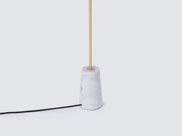 Tab Floor Lamp – White Marble – view 3