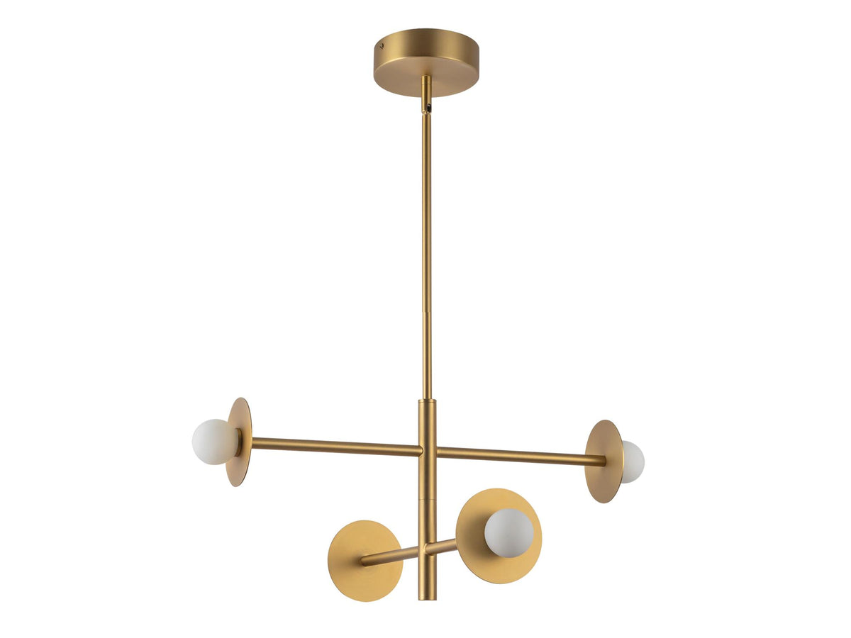 Elixir Chandelier – Brushed Gold – view 2