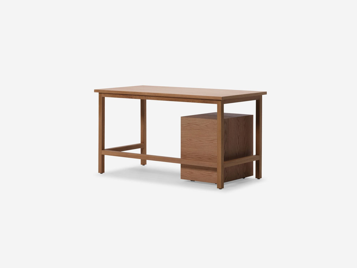 Marcel Pedestal – Oak – view 10