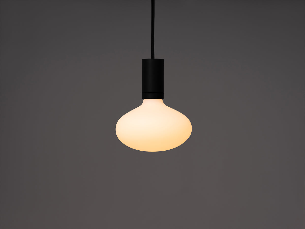 Oval Porcelain LED Bulb – Glass – view 3