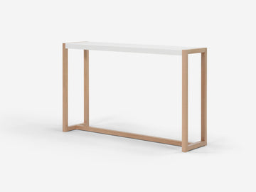 Liv Console Table – Oak/White – view 3