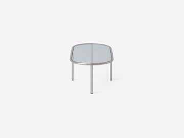 Tubular Coffee Table – Oval / Stainless Steel – view 3