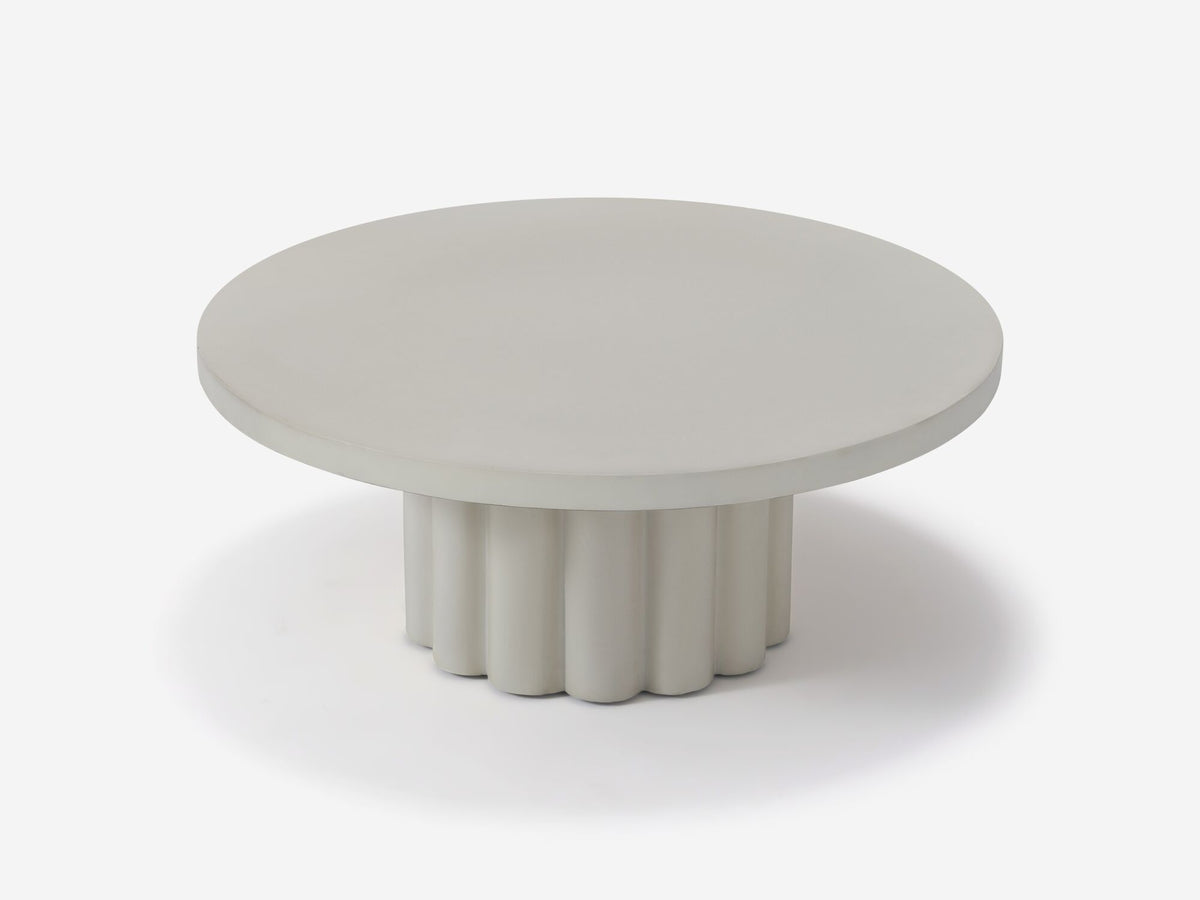 Sculptural Coffee Table – White – view 2