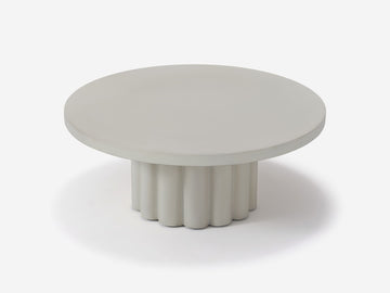 Sculptural Coffee Table – White – view 2