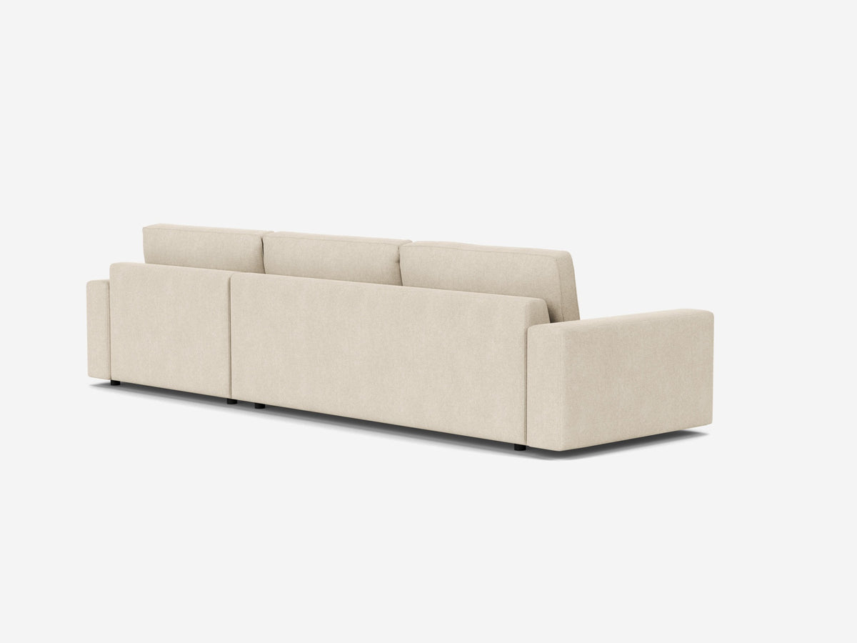 Coda Beach - Right Hand Facing Chaise - Straight Arms - 1.5" Legs