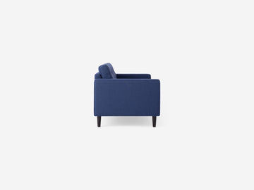 Lana Dark Blue with Black Ash Legs - Regular Height Arms