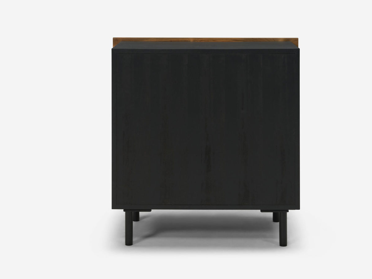 Reclaimed Teak Single Dresser – Charcoal – view 4
