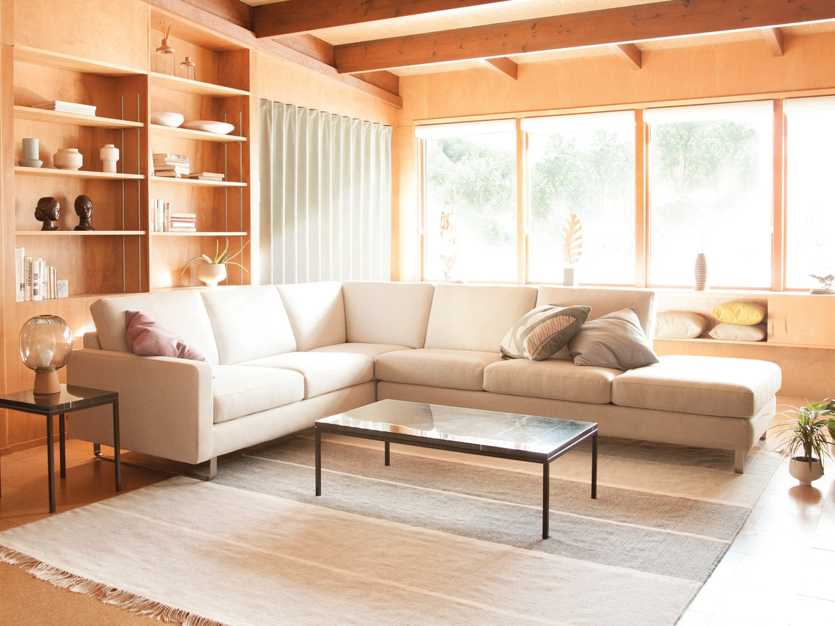 Oskar 2-Piece Sectional Sofa with Optional Headrests