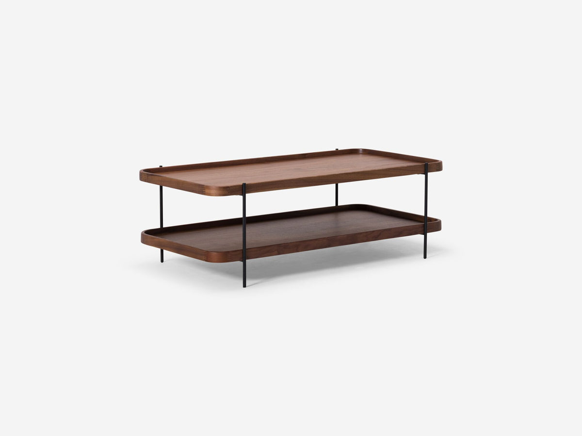 Sage Rectangular Coffee Table – Walnut – view 2